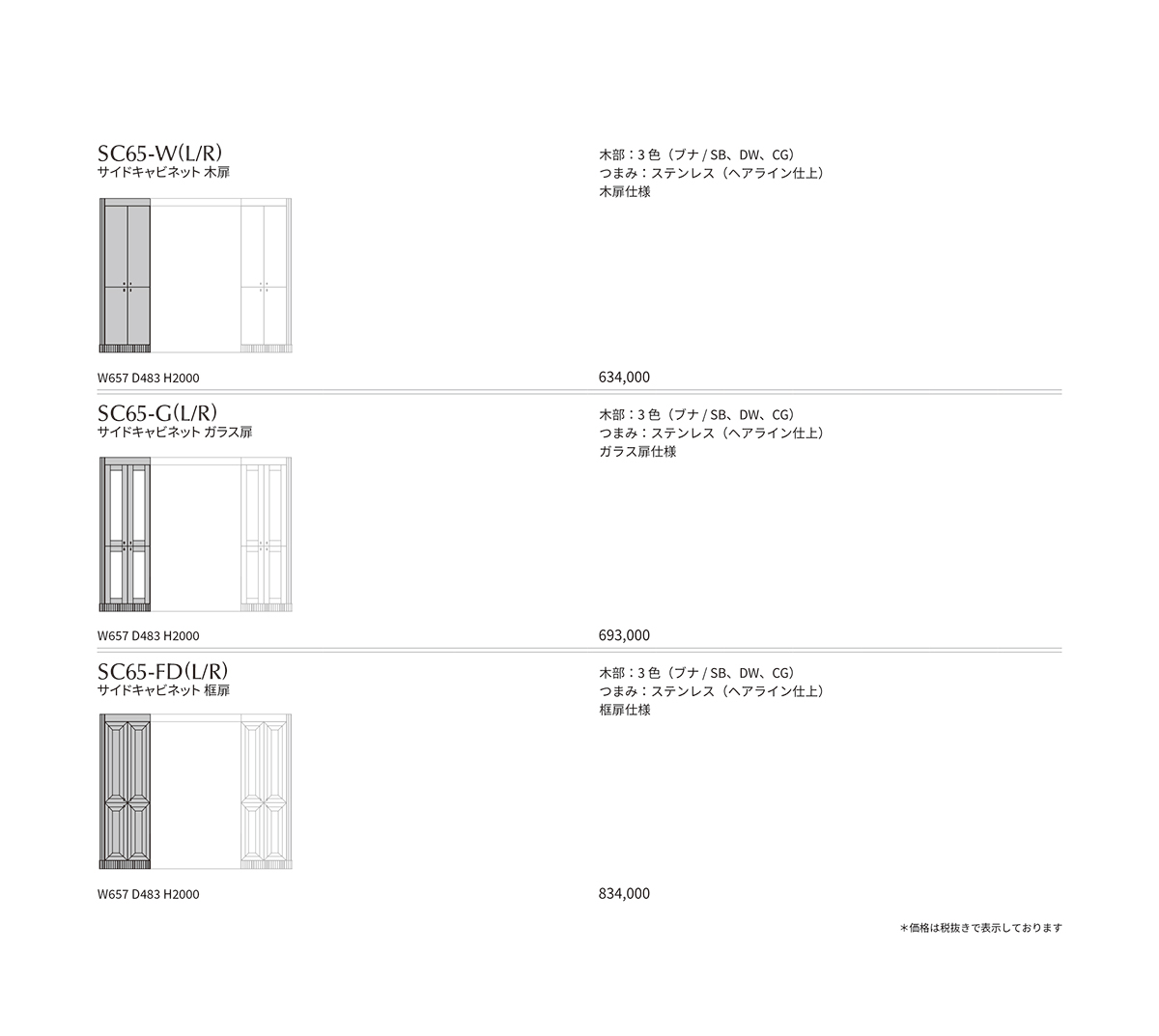 VH-7 Price List